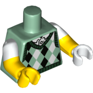 Lego tělo, pískově zelená (6256687)